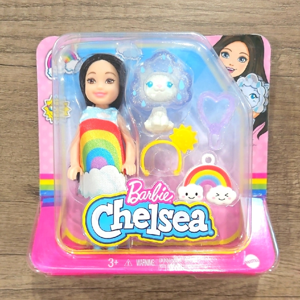 Barbie Chelsea Rainbow Outfit Doll Set brand new
